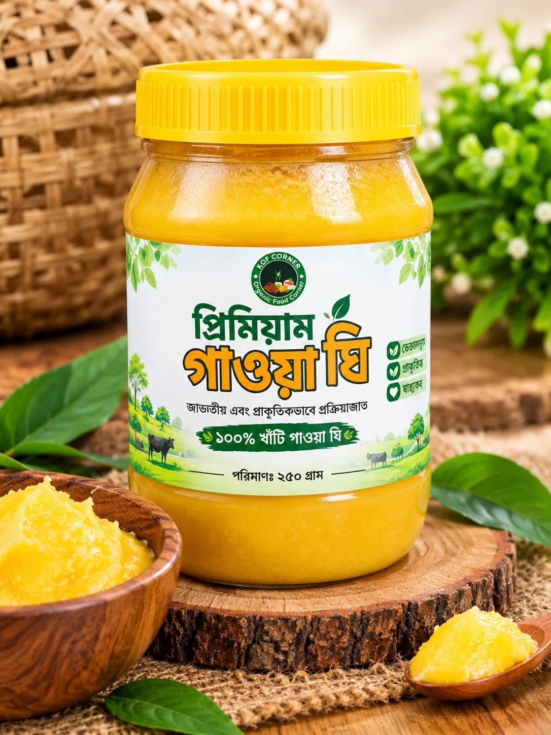 প্রিমিয়াম গাওয়া ঘি (500g)